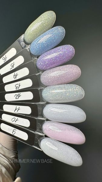 Базове покриття з шимером Saga Cover Base Shimmer #10, 15 мл SAGA-COSH-10 фото