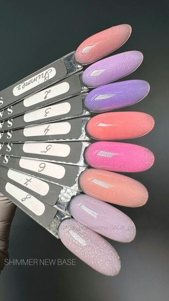 Базове покриття з шимером Saga Cover Base Shimmer #10, 15 мл SAGA-COSH-10 фото