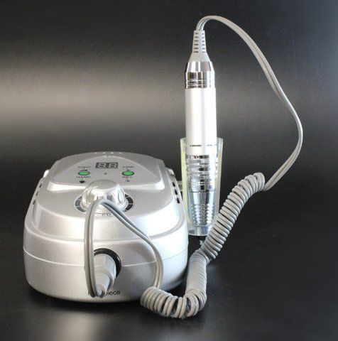 Акумуляторний фрезер для манікюру Nail Drill ZS-219, 65 Вт, 45 000 об/хв, Сріблястий ND-219A-S фото