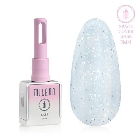 Камуфлююча база MILANO PREMIUM SPACE COVER BASE 01, 10 мл C-000011493 фото