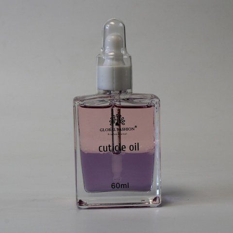 Двофазна суха олія для кутикули Global Fashion Персик, 60 мл GF-2OIL-PI фото