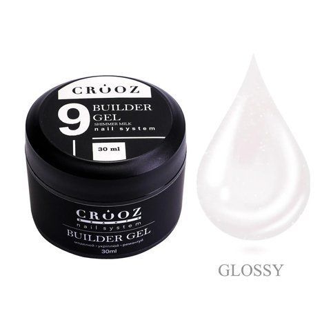Гель для нарощування CROOZ Builder Gel #9 Shimmer Milk, 30 мл CR-26490 фото