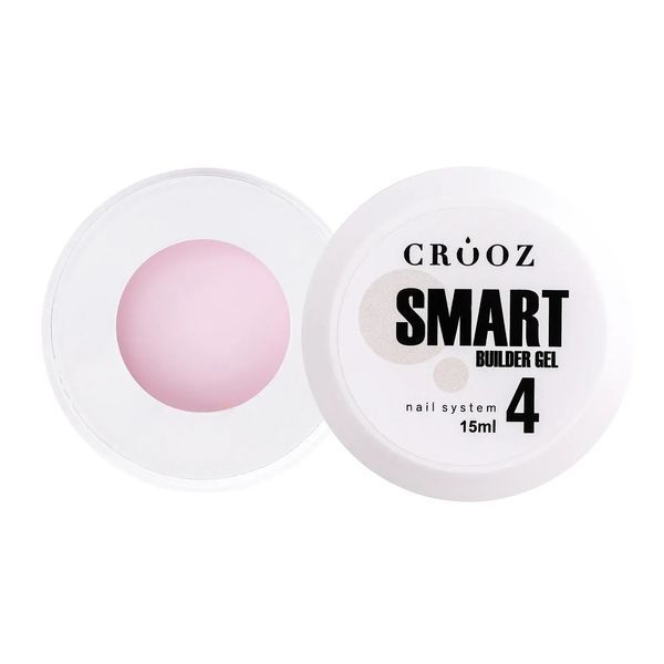 Гель для нарощування та зміцнення нігтів Crooz Smart Builder Gel #4, 15 мл CR-SBG-15-04 фото