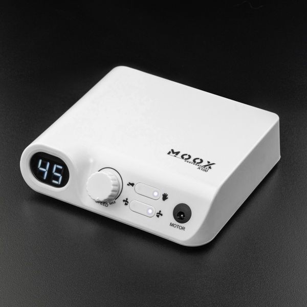 Фрезер для маникюра и педикюра MOOX X100, 45 000 об/мин, 70W, Белый Moox-100-W фото