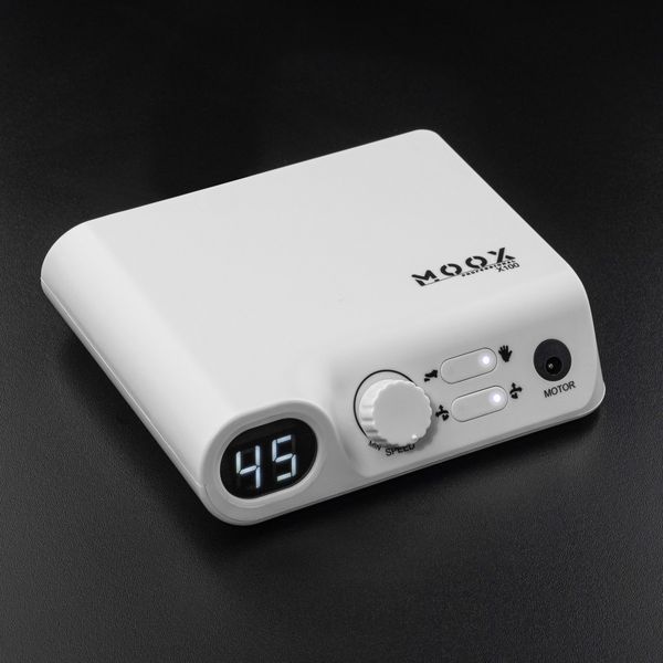 Фрезер для маникюра и педикюра MOOX X100, 45 000 об/мин, 70W, Белый Moox-100-W фото