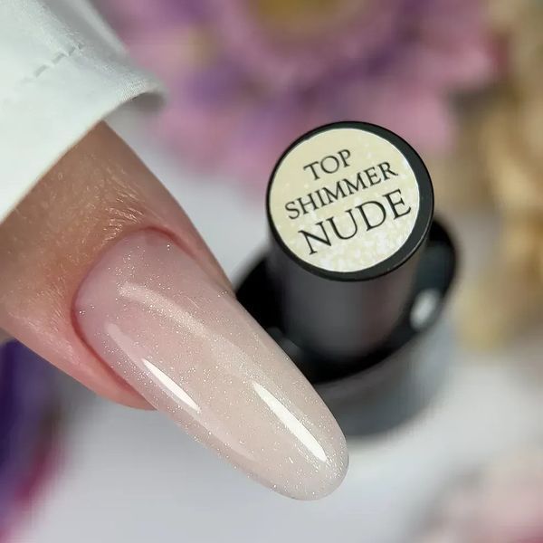 Топовое покрытие с шиммером Crooz Top Shimmer NUDE, 8 мл CR-33818 фото