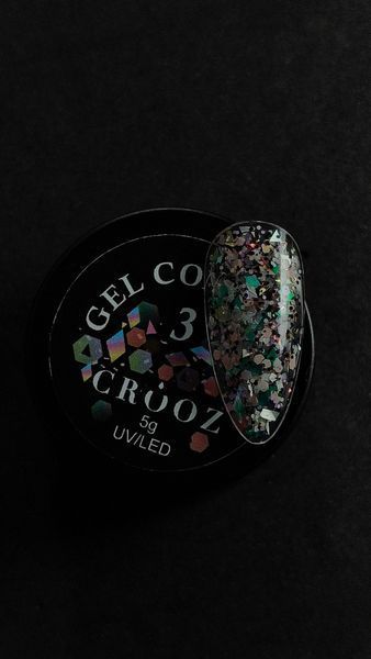CROOZ Confetti Gel #3, 5 г CR-CONF-03 фото