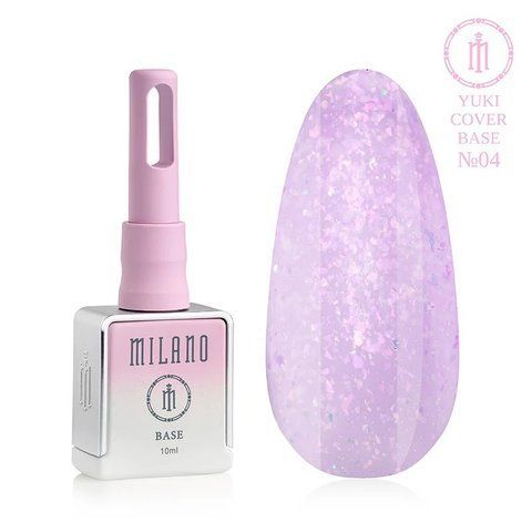 Камуфлююча база MILANO PREMIUM YUKI COVER BASE 04, 10 мл C-000011499-4 фото