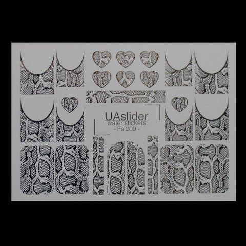 Слайдер новогодний для ногтей UASlider Fs209 UA-SL-Fs209 фото