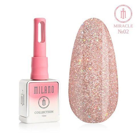 Гель-лак MILANO PREMIUM MIRACLE COLLECTION 02, 10 мл C-000011410 фото