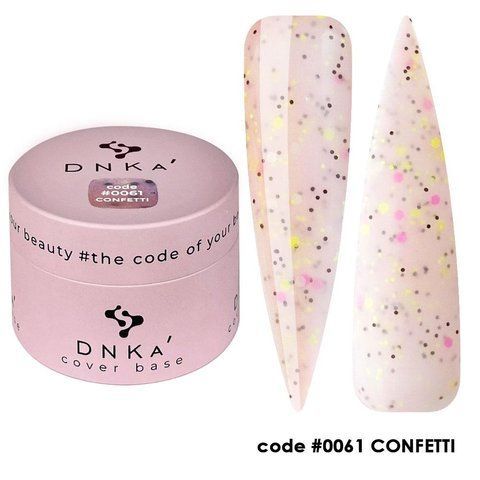 Универсальная камуфлирующая база DNKa&rsquo; Cover Base #061, Confetti, 30 мл DN-061-30 фото