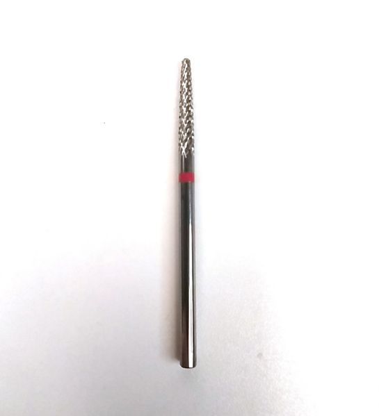 Насадка твердосплавная AND F 3/32&rdquo; Small Cone, косая насечка длинная, Красная AND-F-3/32-Small Cone фото