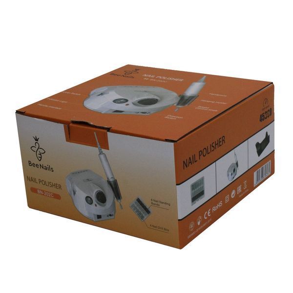 Фрезер для манікюру та педикюру Bee Nails ZS-601 (BN-202C), 65 Вт, 45 000 об/хв, Рожевий BN-ZS601-P фото