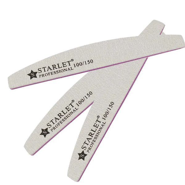 Пилка-дуга для ногтей Starlet Professional 100/150, 25 шт/уп. ST-PC-100/150 фото