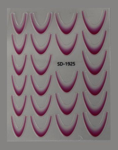 Слайдер для нігтів самоклейний Global Fashion SD-1925 FG-SD-1925 фото