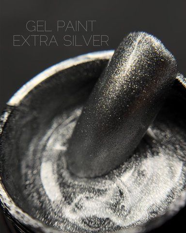 Гель-фарба CROOZ GEL PAINT, Silver, 5 г CR-PNT-04 фото