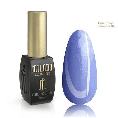 Базовое цветное покрытие с шиммером MILANO Color Shimmer Base 04, 10 мл C-000000504 фото