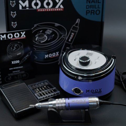 Фрезер для манікюру і педикюру MOOX X220 50 000 об/хв, 70W, Purple Moox-220-PUR фото