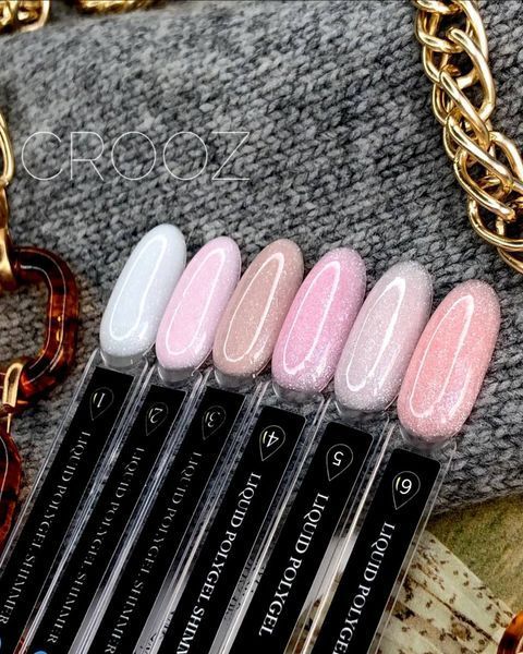 Рідкий полігель CROOZ LIQUID POLYGEL SHIMMER #2, 15 мл CR-LPSH-02 фото