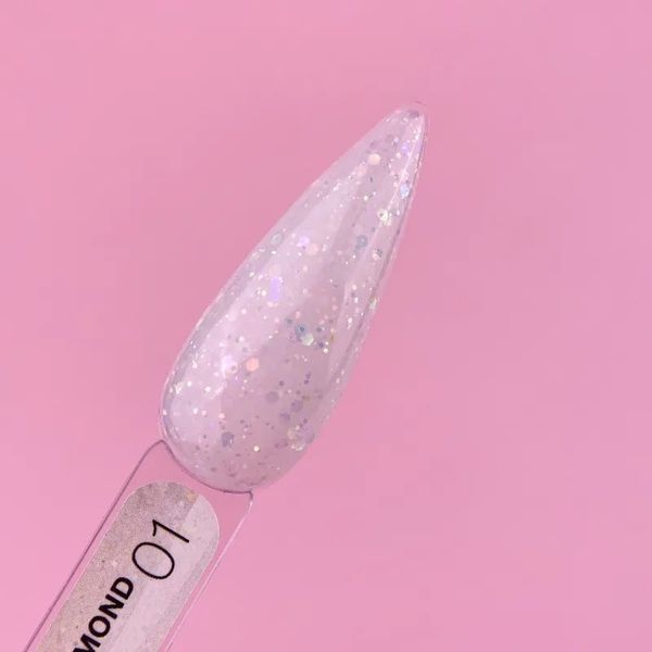 Гель для наращивания LUNA Diamond Gel 01, 15 мл LUNA-DMD-01 фото