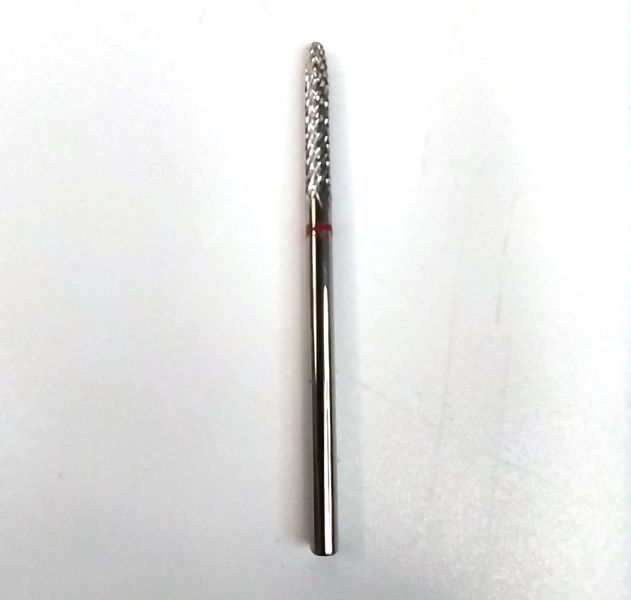 Насадка твердосплавна AND F 3/32&rdquo; Small Flame, коса насічка, Червона AND-F-3/32-Small-Flame фото