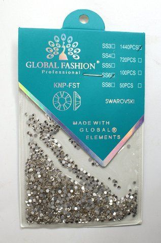 Стразы для декора ногтей Global Fahsion, SS6, 1440 шт GF-ST-DEC-04 фото