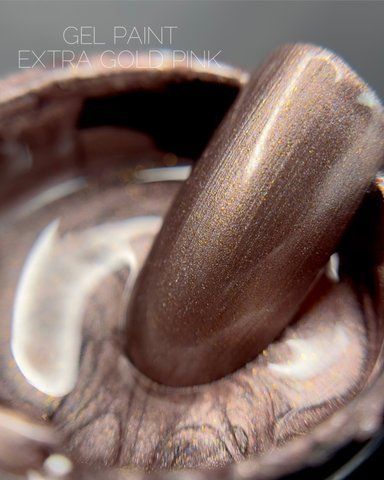 Гель-фарба CROOZ GEL PAINT, Gold-Pink, 5 г CR-PNT-05 фото