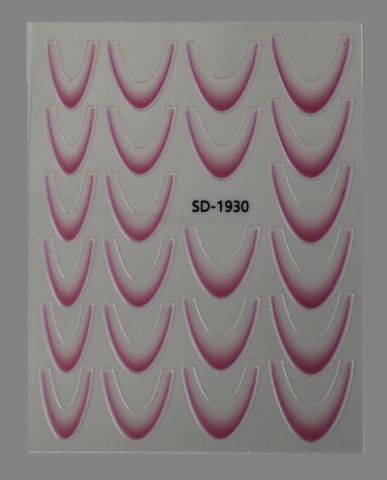 Слайдер для нігтів самоклейний Global Fashion SD-1930 FG-SD-1930 фото