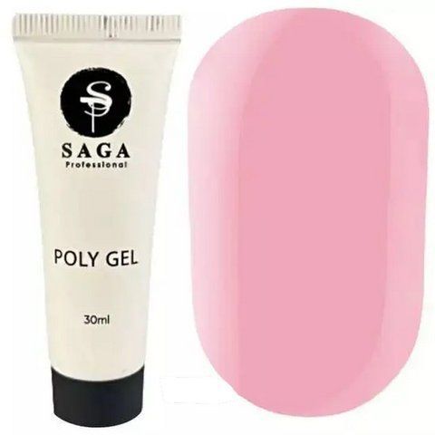 Полигель для наращивания ногтей SAGA POLY GEL NEW #4, 30 мл SG-POLY-04 фото