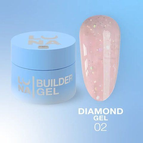 Гель для наращивания LUNA Diamond Gel 02, 15 мл LUNA-DMD-02 фото