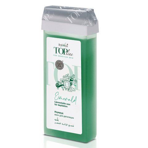 Віск у картриджі Italwax Top Formula - Смарагд, 100 г C100EM_IT фото
