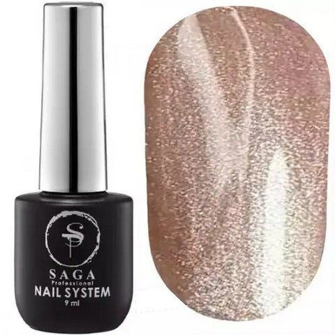 Гель-лак &laquo;кошачий глаз&raquo; SAGA Professional Glow Cat gel polish #4, 9 мл SG-GLOW-04 фото