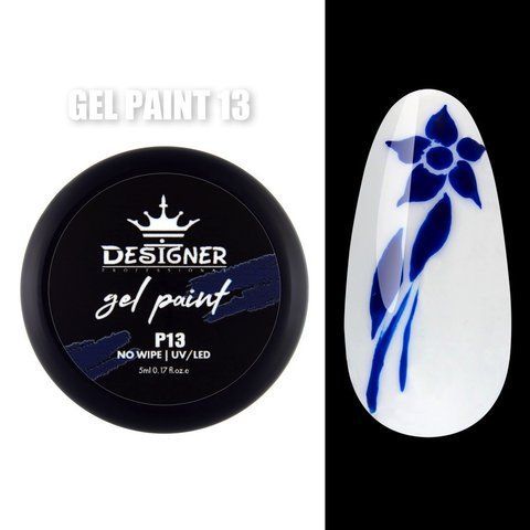 Гель-краска для дизайна Designer Professional Gel Paint No Wipe 13, 5 мл DP-GP-13 фото