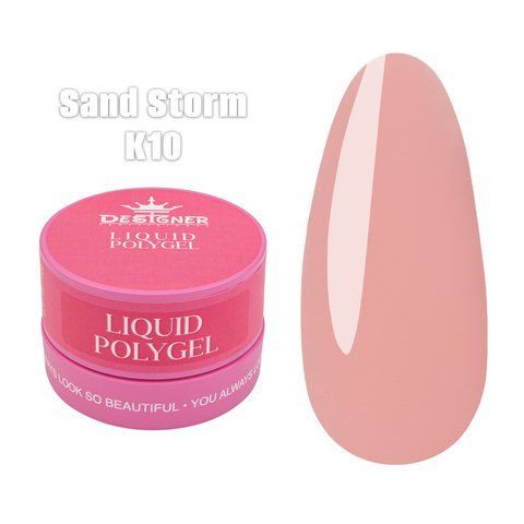 Рідкий полігель Designer Professional Liquid Polygel K10, в банці 30 мл DP-PL30-K10 фото