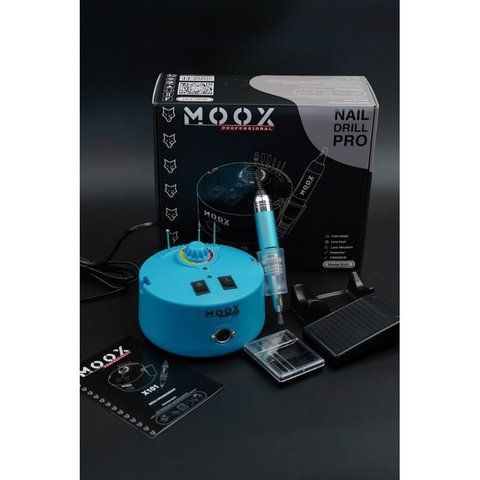 Фрезер для манікюру і педикюру MOOX X101 50 000 об / хв 70w, Light Blue Moox-101-LB фото