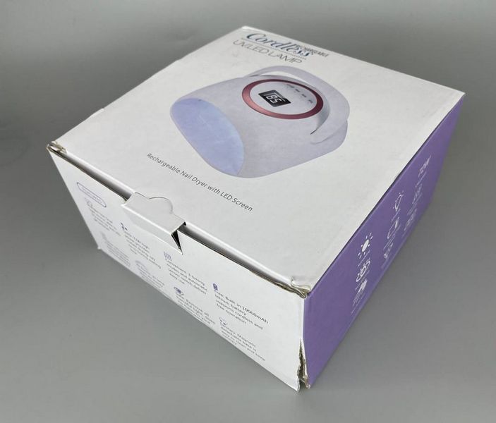 Аккумуляторная UV/LED лампа для сушки ногтей S40, 72W UV-S-40 фото