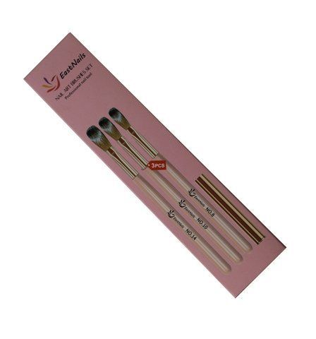 Набір пензлів для роботи з акрилом East Nails, 3 шт SET-EN-A3 фото