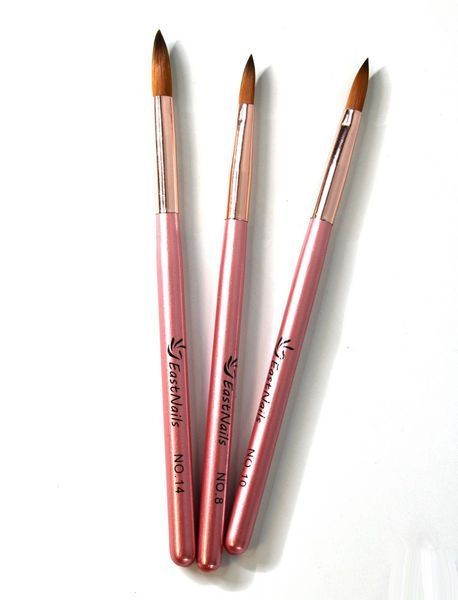 Набор кистей для работы с акрилом East Nails, 3 шт SET-EN-A3 фото