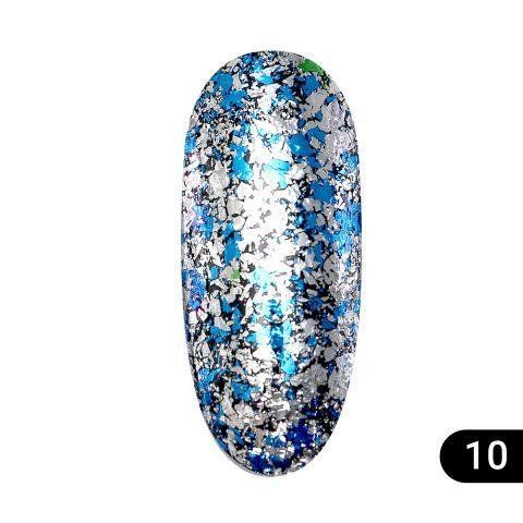 Втирка для ногтей Global Fashion Diamond Foil 10 GFDiF-10 фото