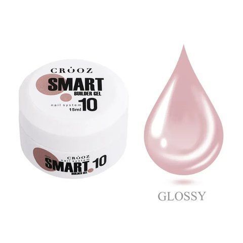 Гель для нарощування та зміцнення нігтів Crooz Smart Builder Gel #10, 15 мл CR-SBG-15-10 фото