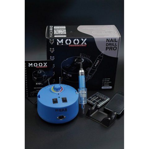 Фрезер для манікюру і педикюру MOOX X101 50 000 об / хв 70w, Sky Blue Moox-101-SB фото