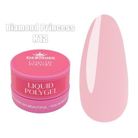 Рідкий полігель Designer Professional Liquid Polygel K12, в банці 30 мл DP-PL30-K12 фото
