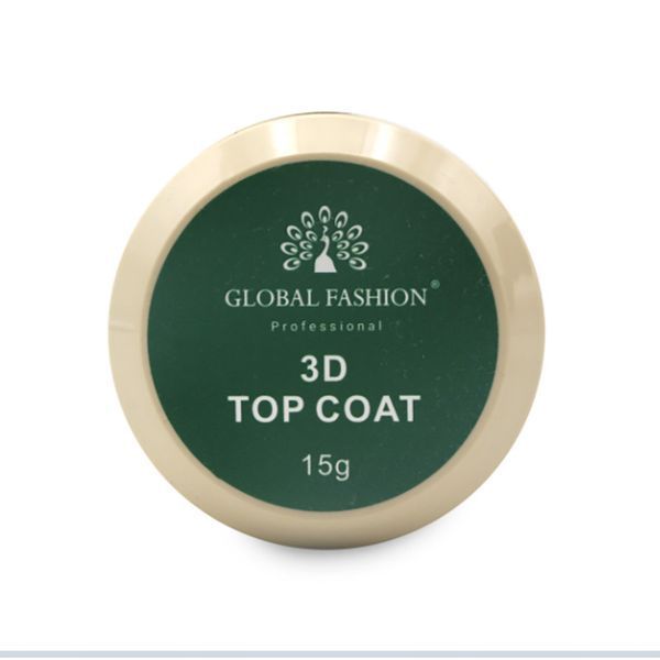 Топовое покрытие для объемного дизайна Global Fashion 3D TOP Coat, 15 г GF-TOP-3D фото