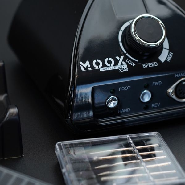 Фрезер для манікюру і педикюру MOOX X300 50 000 об/хв, 70W, Black Moox-300-BLK фото