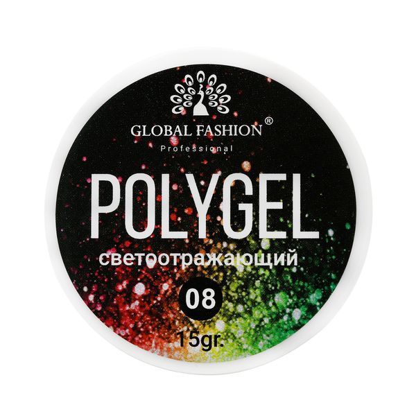 Светоотражающий полигель 15 гр Global Fashion в банке 08 15663 фото