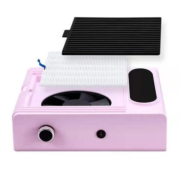 Витяжка Professional Nail Dust Collector BQ-858-1 з HEPA-фільтром, 80 Вт (рожева) BQ858-H-R фото