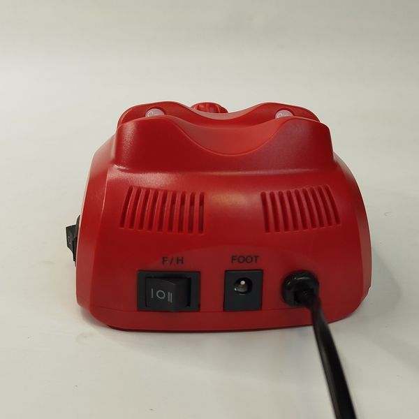 Фрезер для манікюру і педикюру Nail Master ZS 603 ОРИГІНАЛ, 65 Вт, 45000 об/хв, Червоний ZS-603OR-R фото