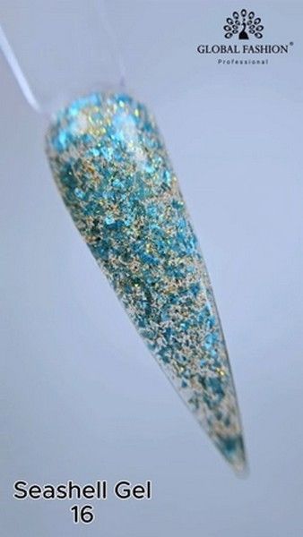 Гель для нігтів Global Fashion SEASHELL GEL 16, 8 г 17465 фото