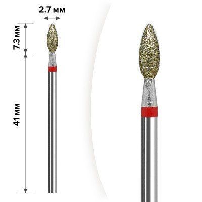 М-05 Алмазная насадка Свеча Red 2,7*7,3 М-05 Алм Свеч Red 2.7*7,3 фото