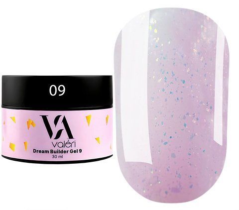Гель для нарощування та зміцнення нігтів Valeri Dream Builder Gel, #9, 30 мл VAL-BLDRM30-09 фото